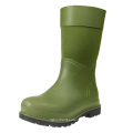 Waterproof rain boots ultra light rubber steel toe safety shoes